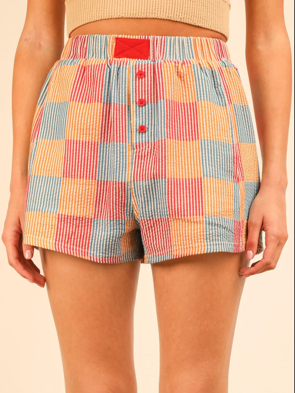 Striped High-Waist Shorts, image 16