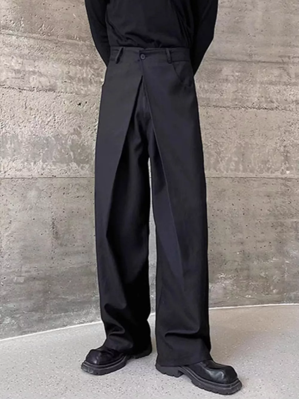 Men's Wide Leg Dress Pants