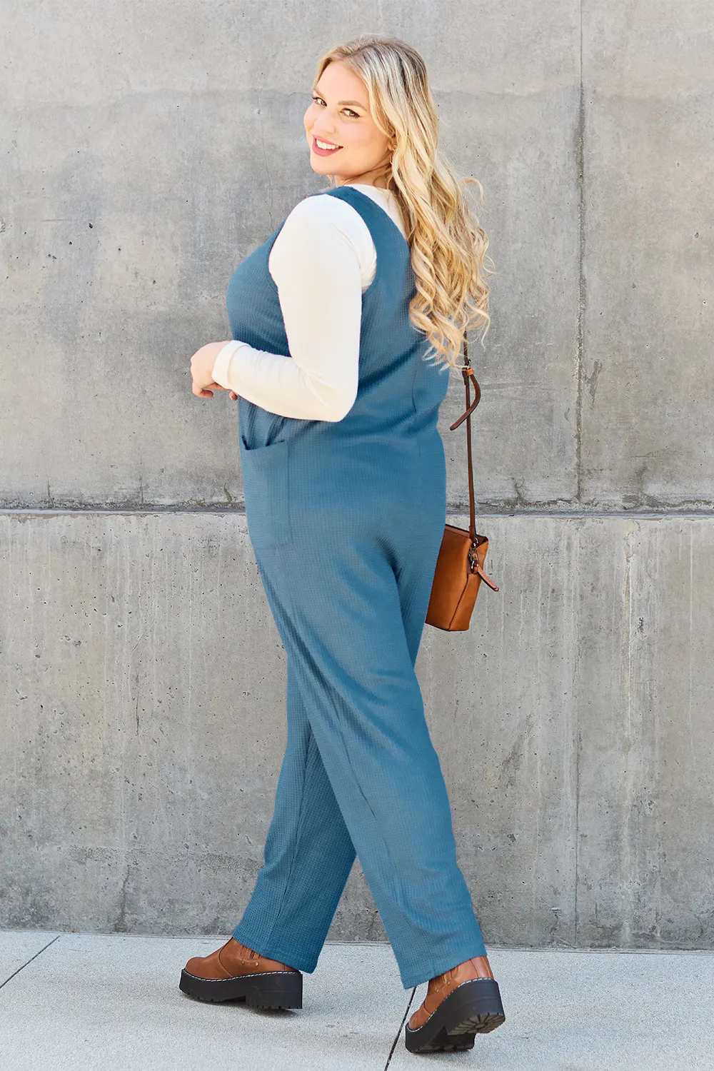Full Size Sleeveless Straight Jumpsuit, image 21