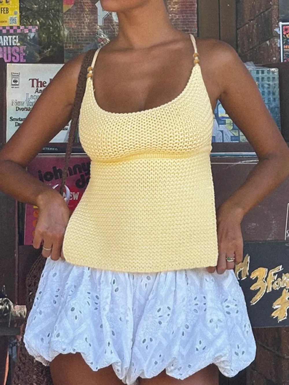 Scoop Neck Knit Cami, image 22