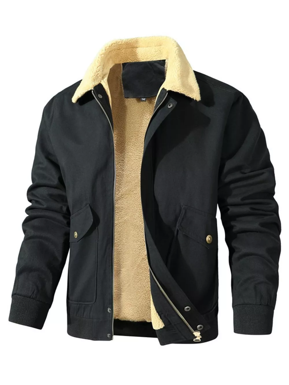 Men's Warm Sherpa Lined Jacket, image 5