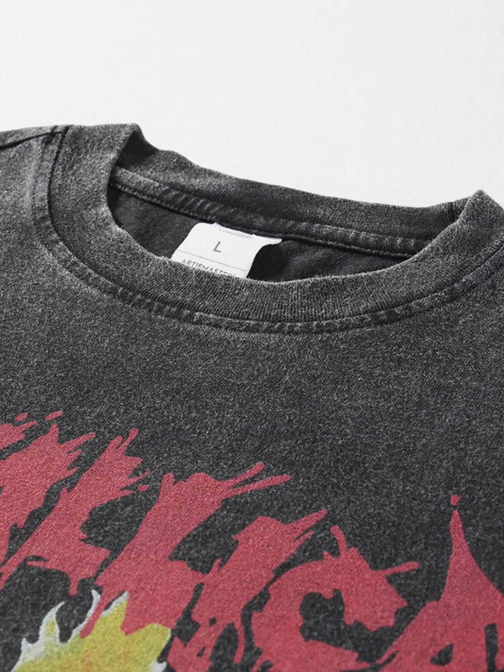Men's Graphic Round Neck Long Sleeve T-Shirt, image 3