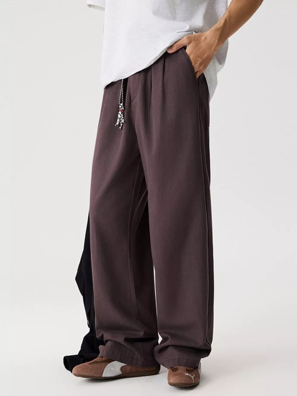 Men's Relaxed Fit Pants with Pockets, image 7