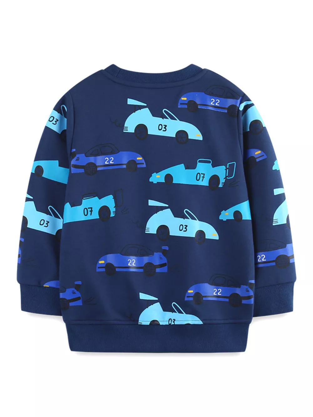 Children's Racing Car Print Long Sleeve Sweatshirt, image 5