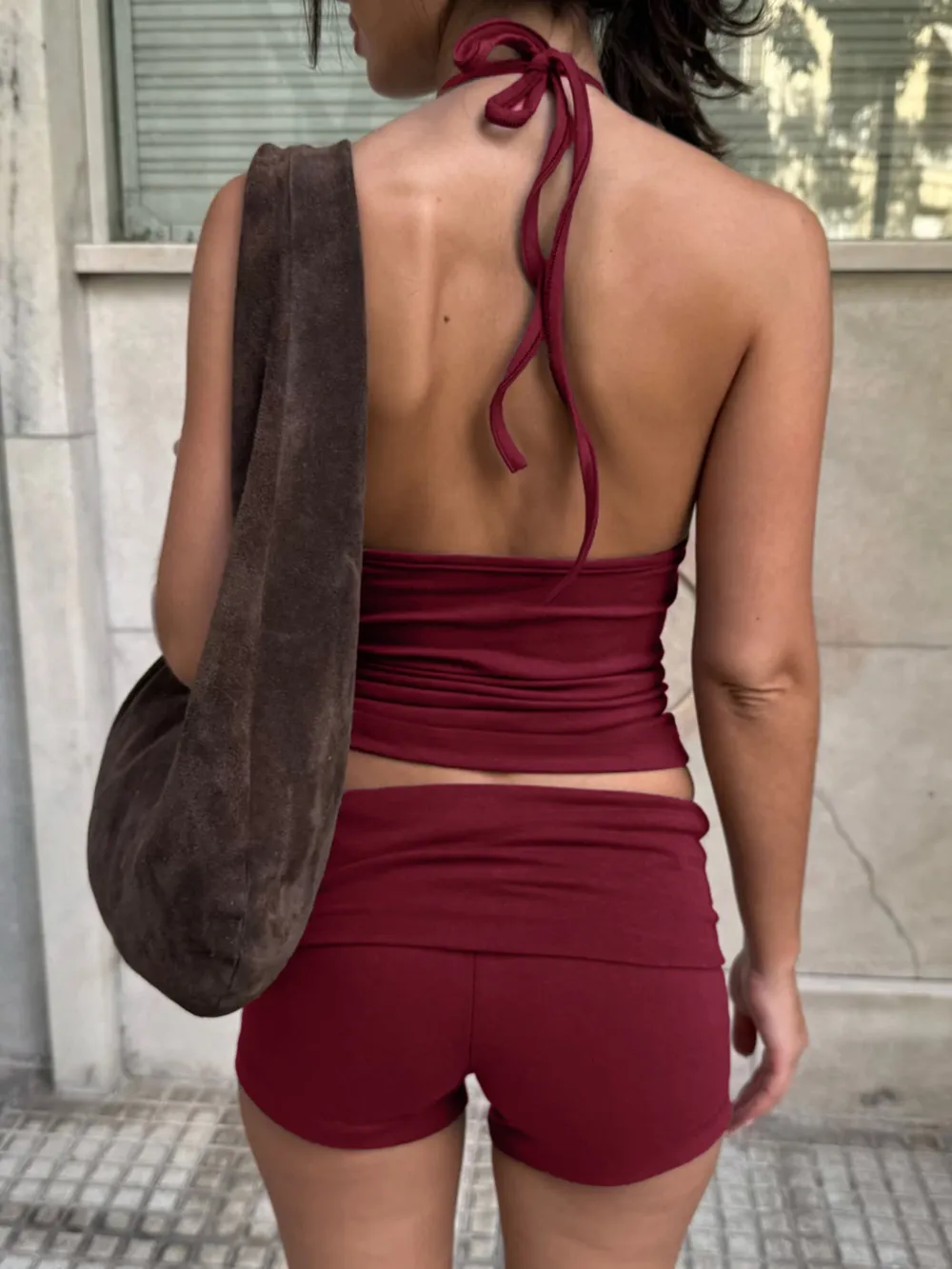 Halter Neck Cami and Shorts Set, image 8