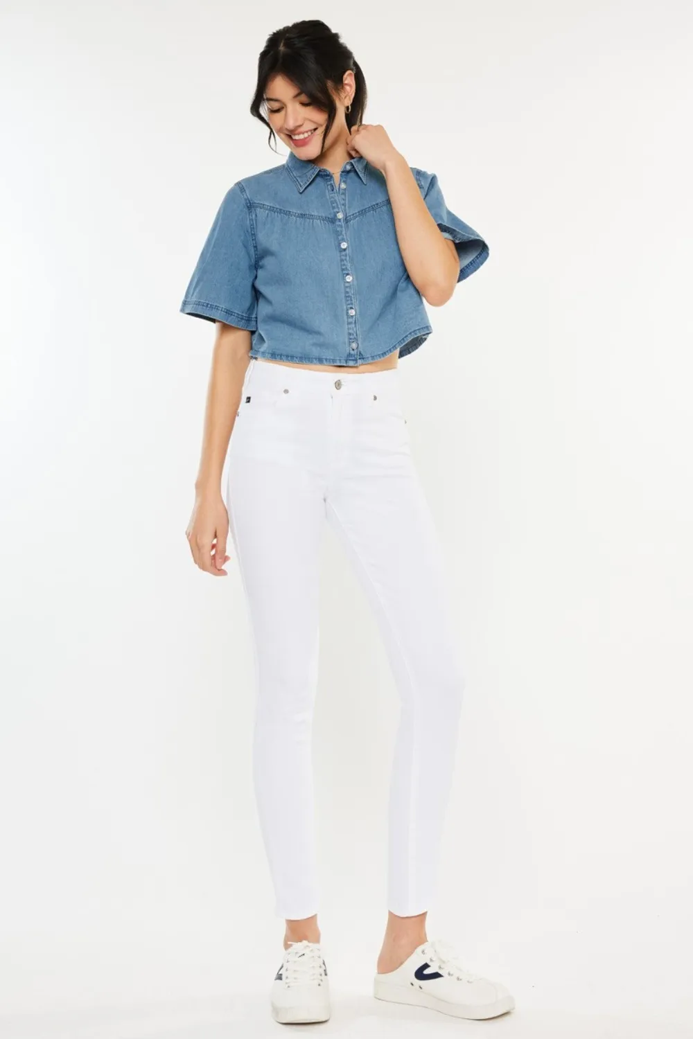 High Rise Ankle Skinny Jeans, image 6