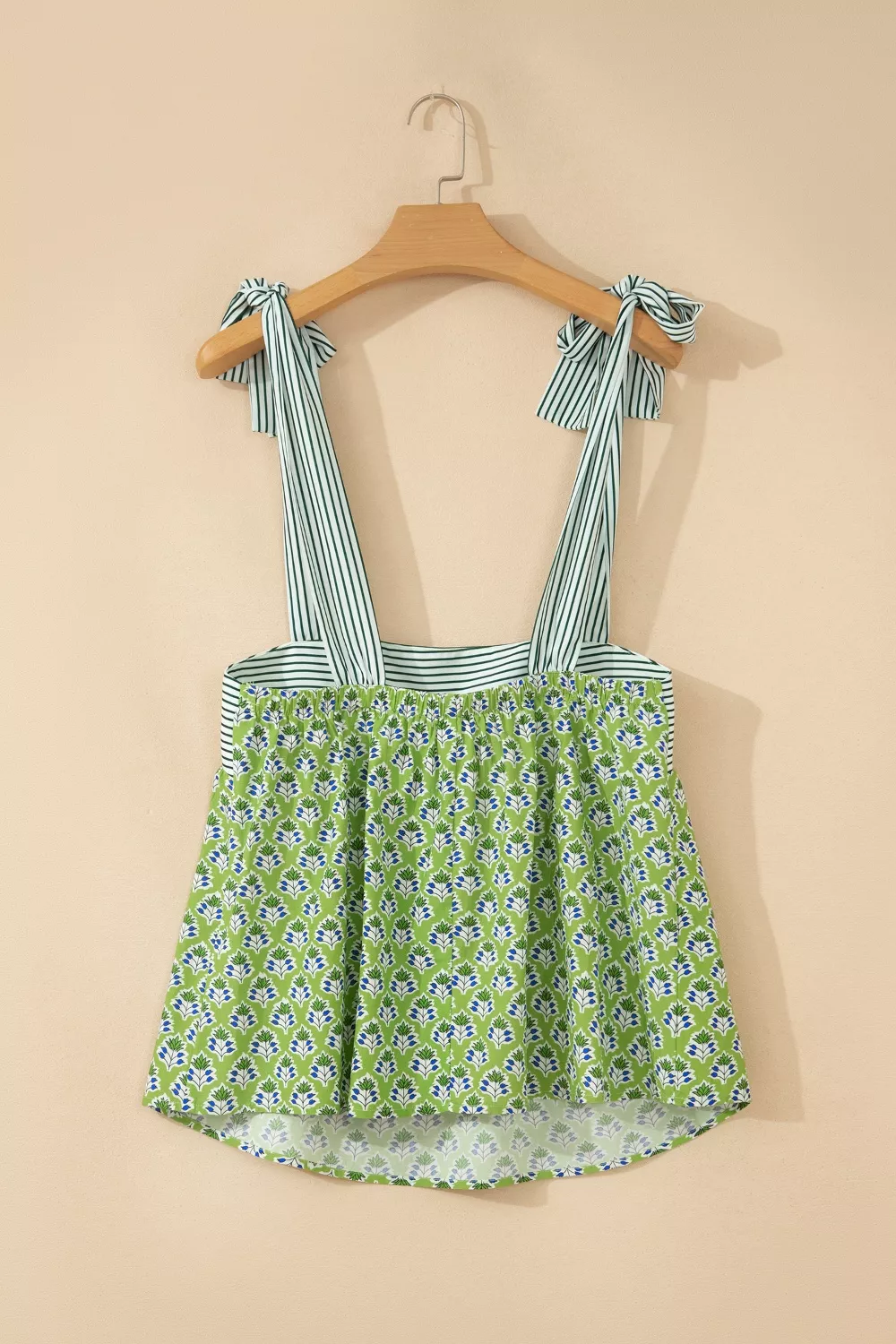 Tie-Strap Floral Print Tank, image 6