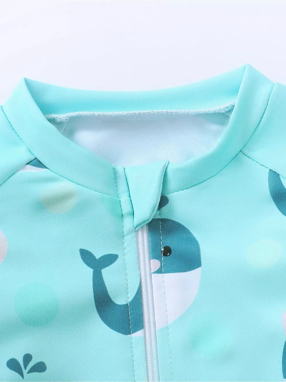 Children's Whale Print Long Sleeve Swimwear Set, image 3