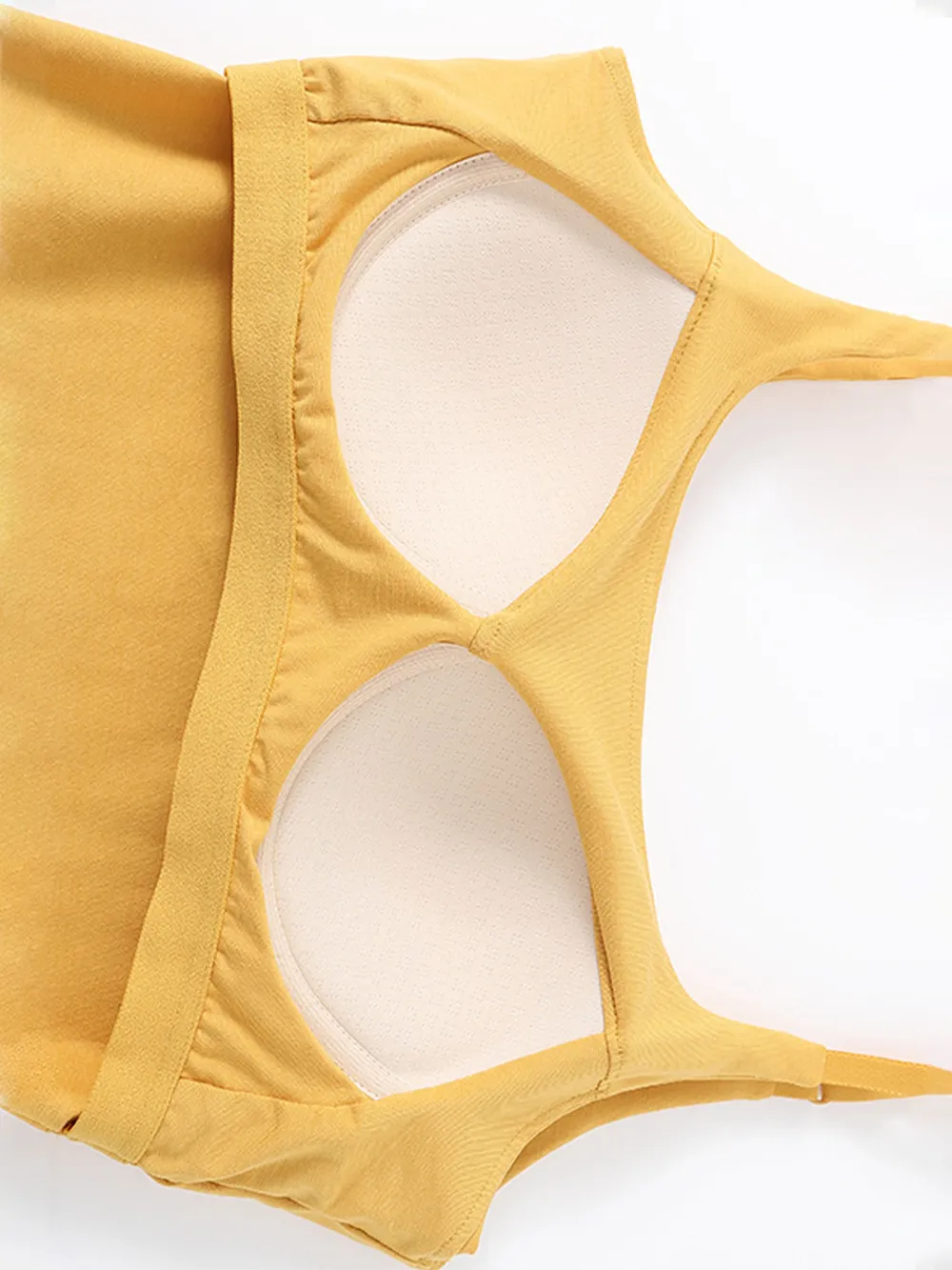Scoop Neck Cropped Cami with Chest Pads, image 17