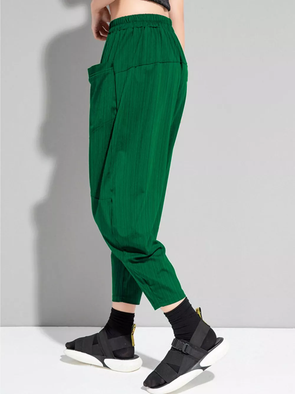 Plus Size Loose Fit Harem Pants, image 7