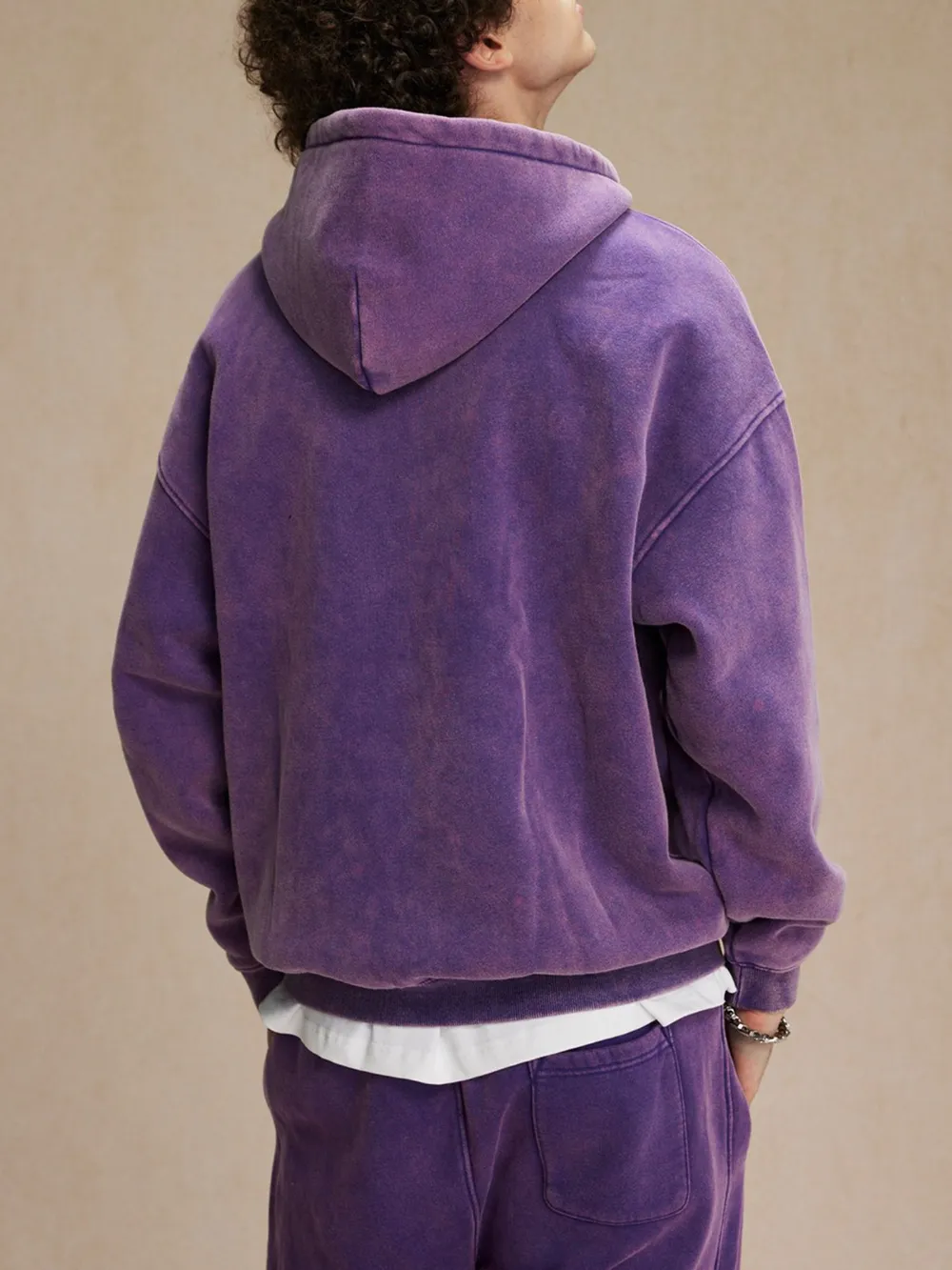 Men's Zip-Up Hoodie with Kangaroo Pocket, image 6