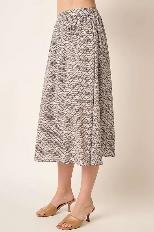 Printed Midi Skirt, image 2