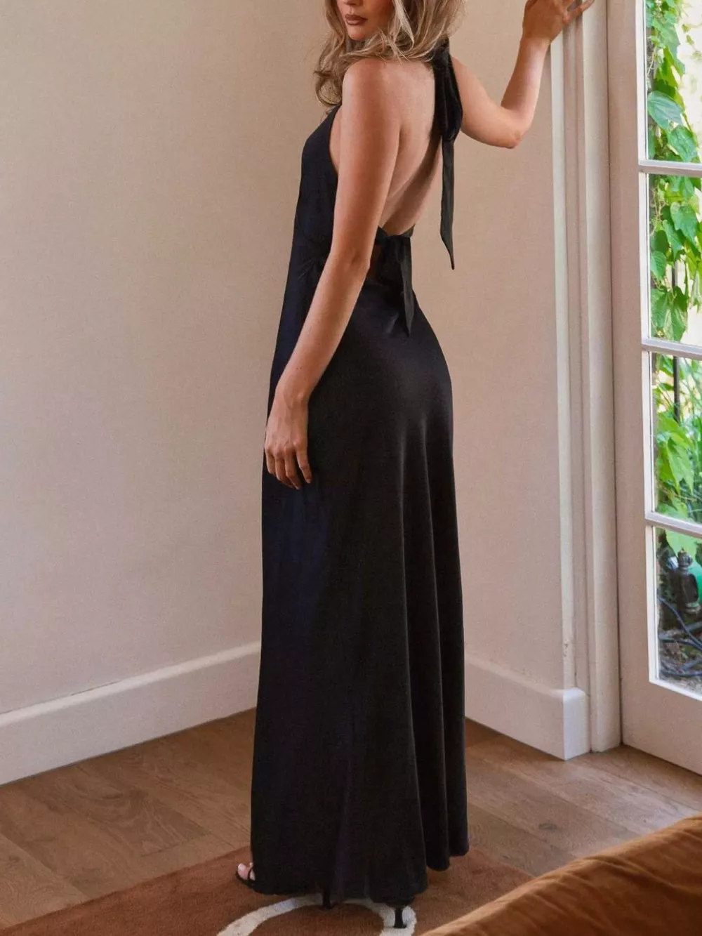 Halter Neck Sleeveless Maxi Dress, image 13
