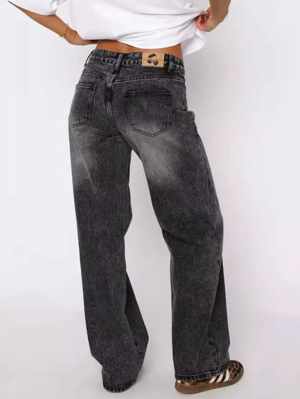 Wide Leg Jeans with Pockets, image 15