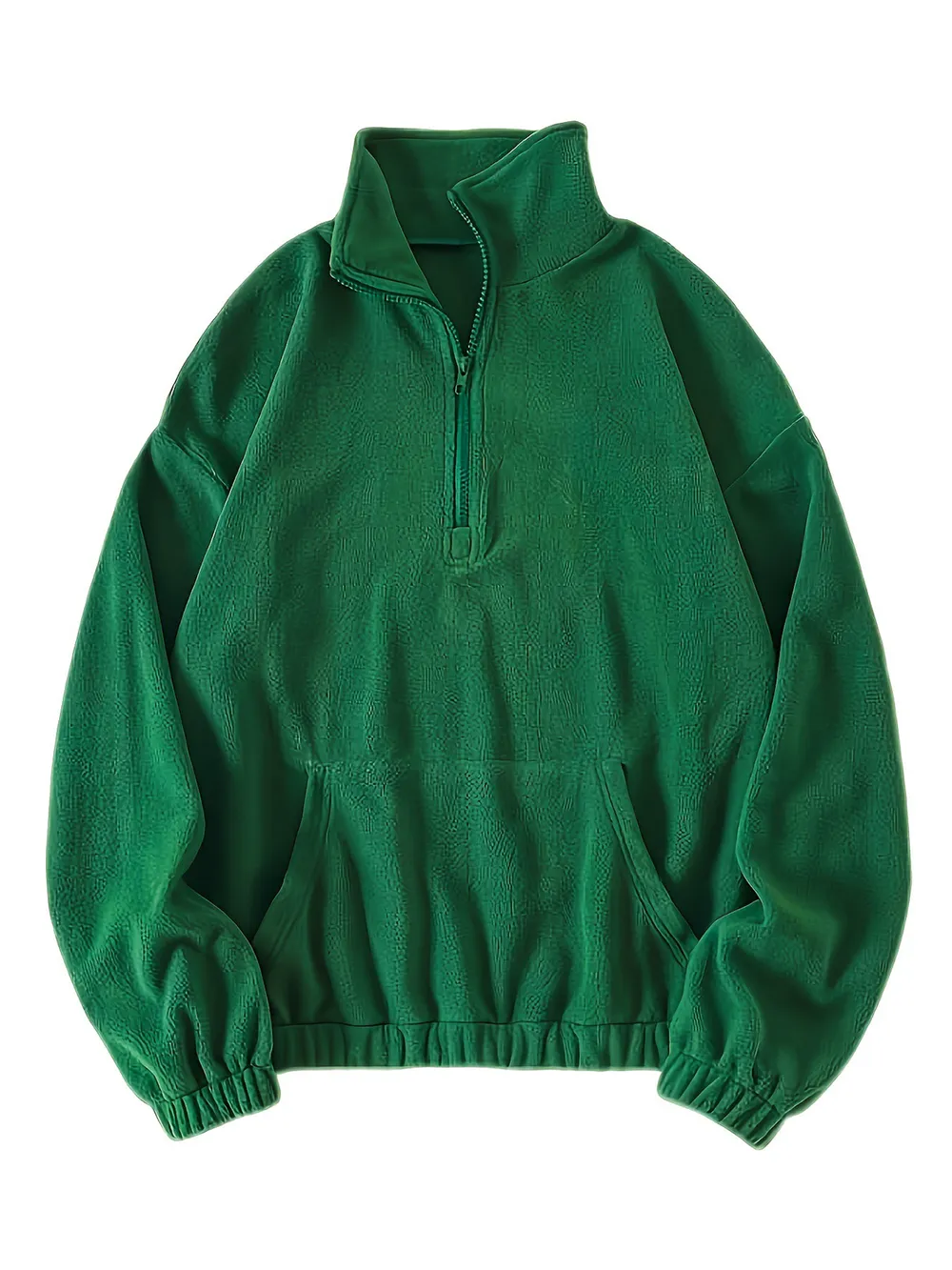 Half Zip Long Sleeve Sweatshirt, image 2