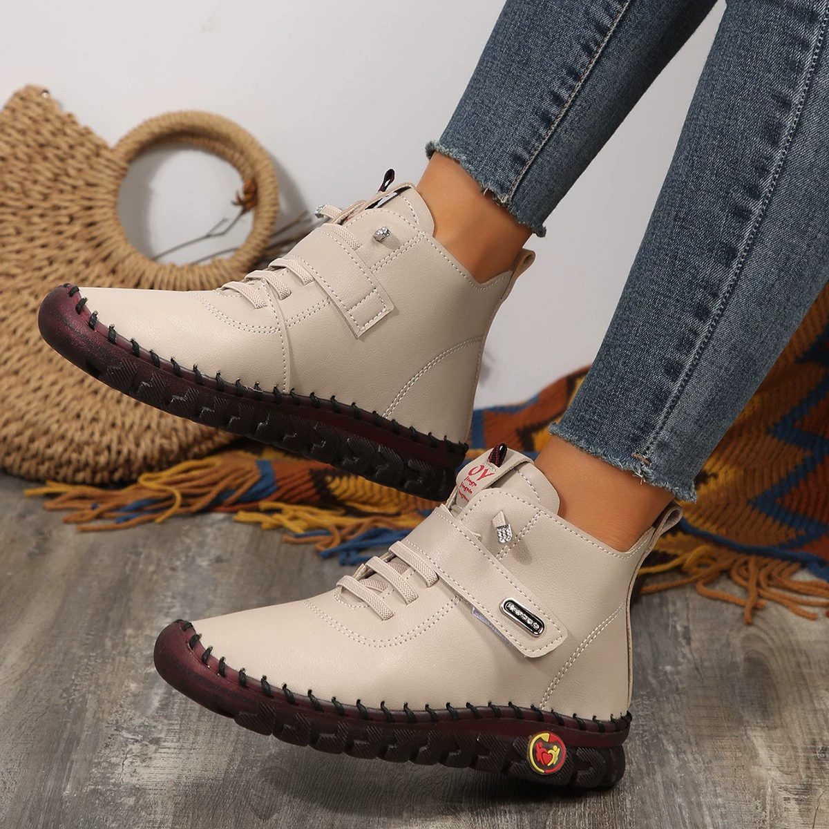 Lace Up Platform Ankle Boots, image 12