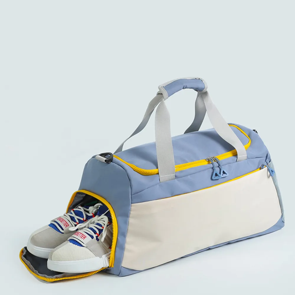 Oxford Cloth Multi Pockets Adjustable Strap Travel Bag, image 9