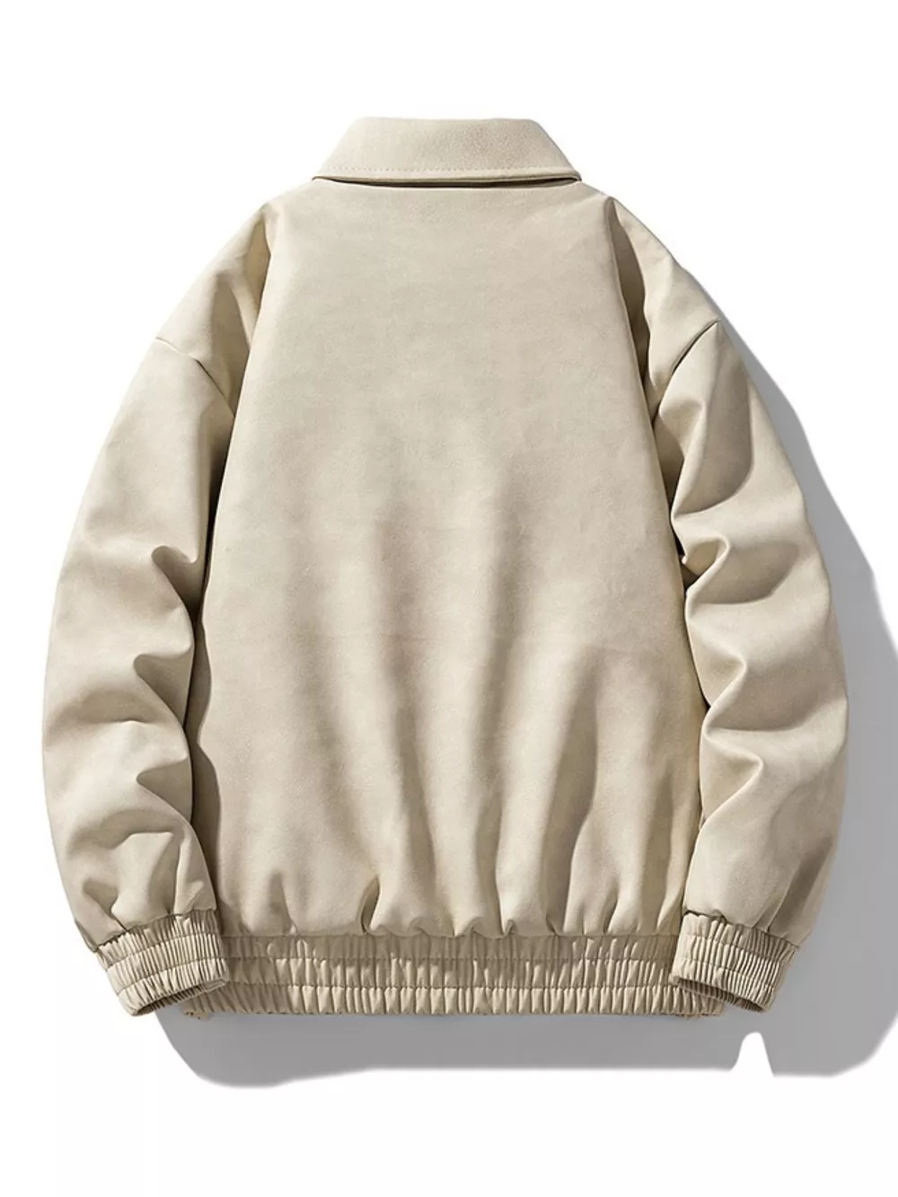Men's Plus Size Zip Up Long Sleeve Jacket, image 5