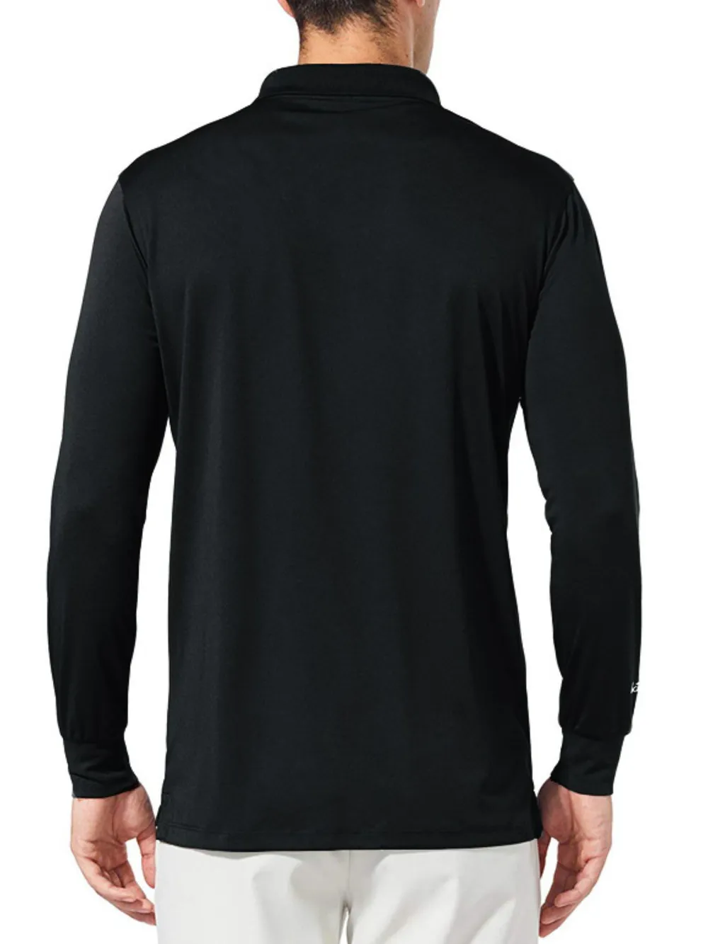Long Sleeve Collared Neck Polo Shirt, image 4