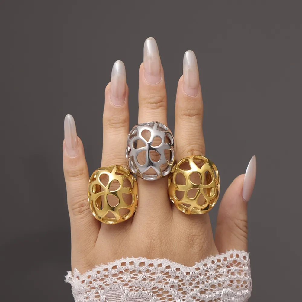 Stainless Steel Cutout Ring, image 2
