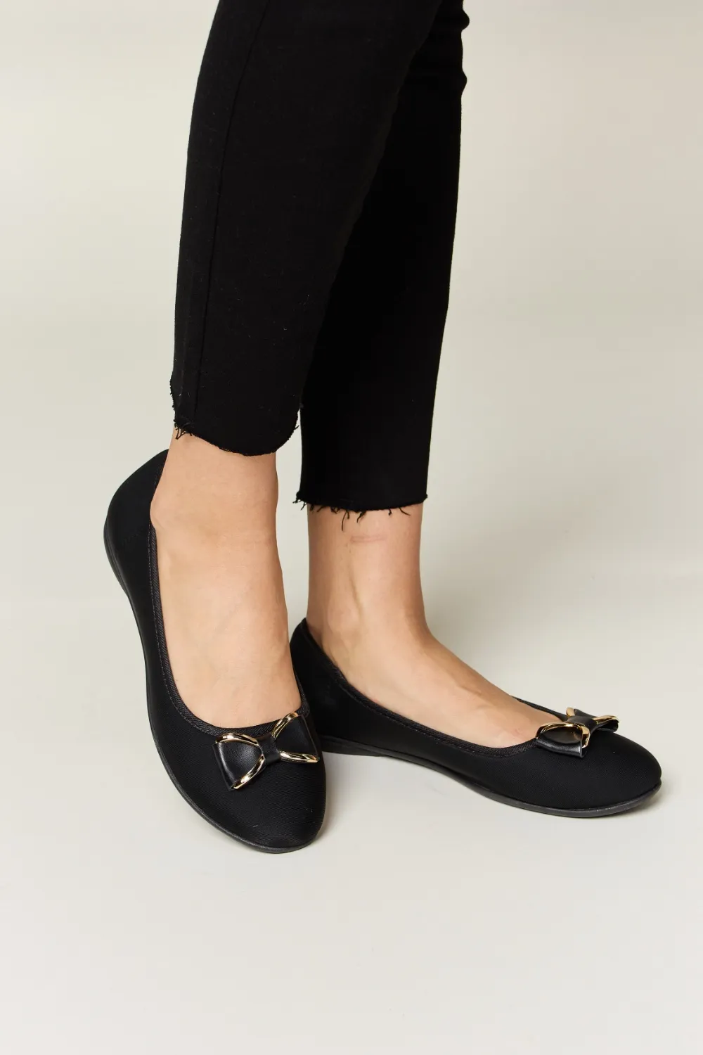 Metal Buckle Flat Loafers, image 7