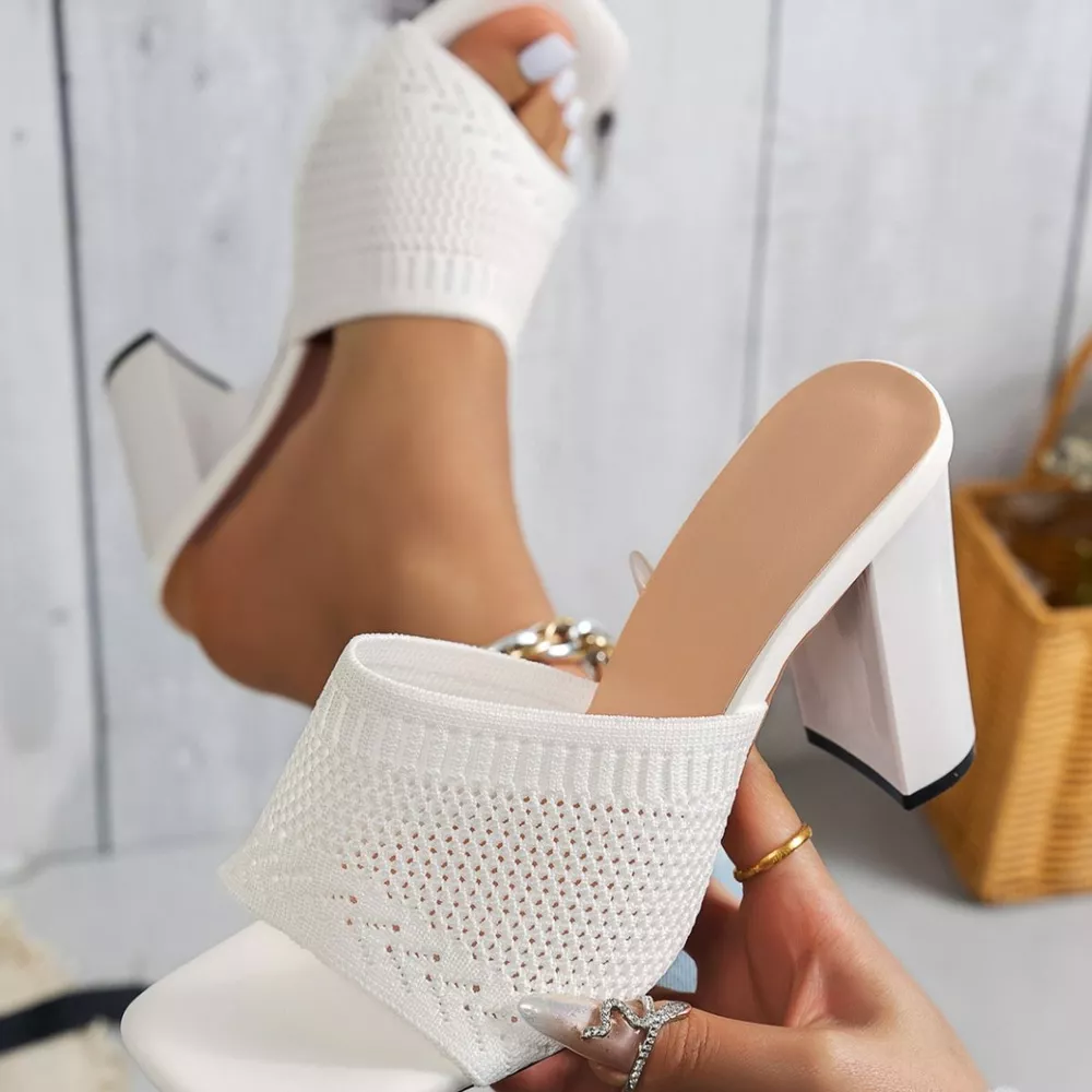 Open Toe Block Heels Sandals, image 2