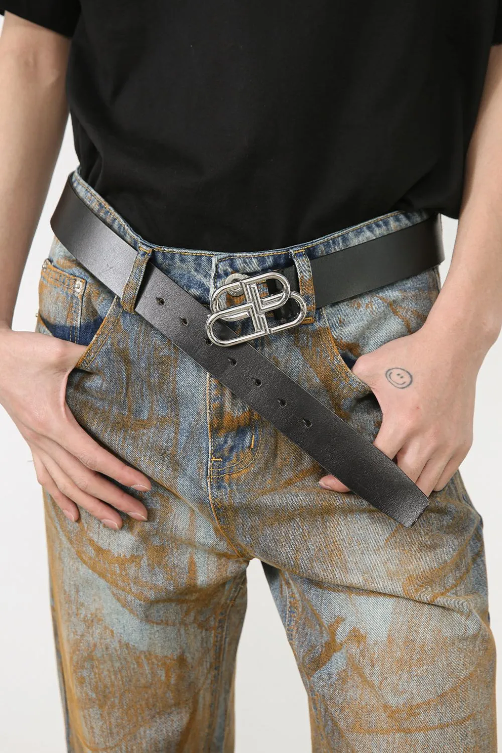 Men's Baggy Jeans with Pockets, image 4