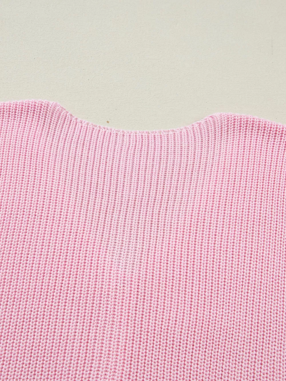 Solid Color Knit V Neck Button Front Sweater Vest, image 10