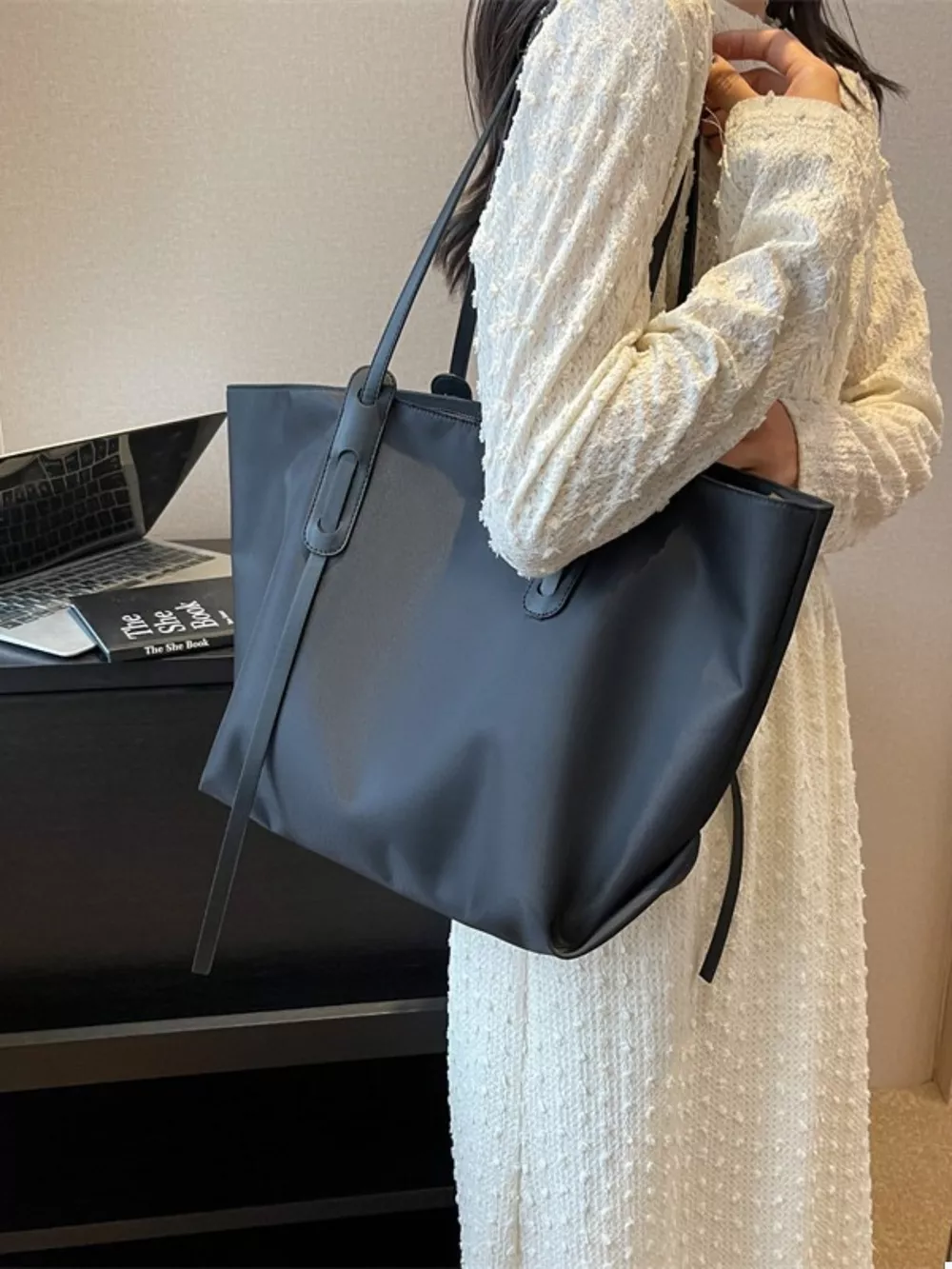 Oxford Cloth Tote Bag, image 5