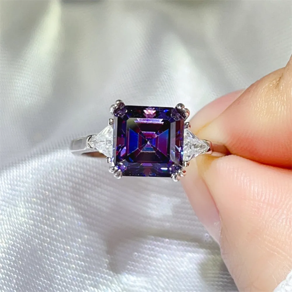 3 Carat Moissanite 925 Sterling Silver Ring, image 5