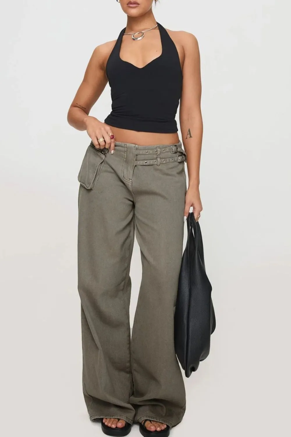 Wide Leg Jeans with Pockets, image 18