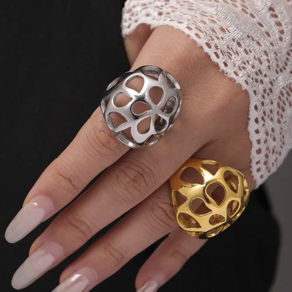 Stainless Steel Cutout Ring, image 7