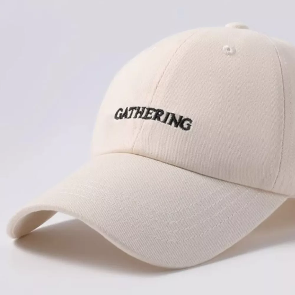 Embroidered Letter Baseball Cap