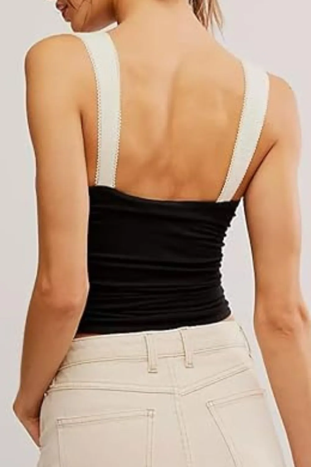 Square Neck Wide Strap Cami, image 15
