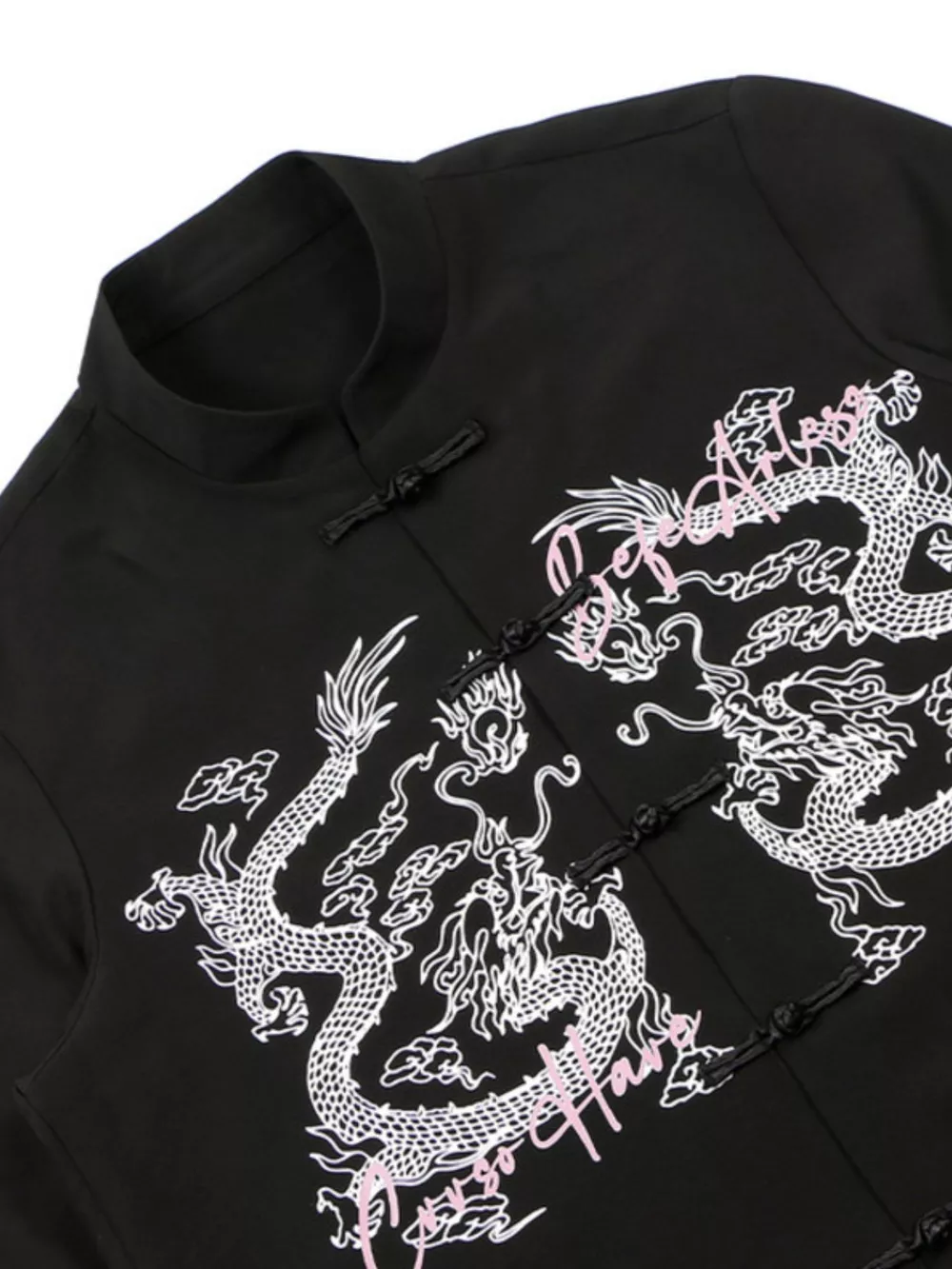 Men's Dragon Chinese Style Button Up Shirt, image 3