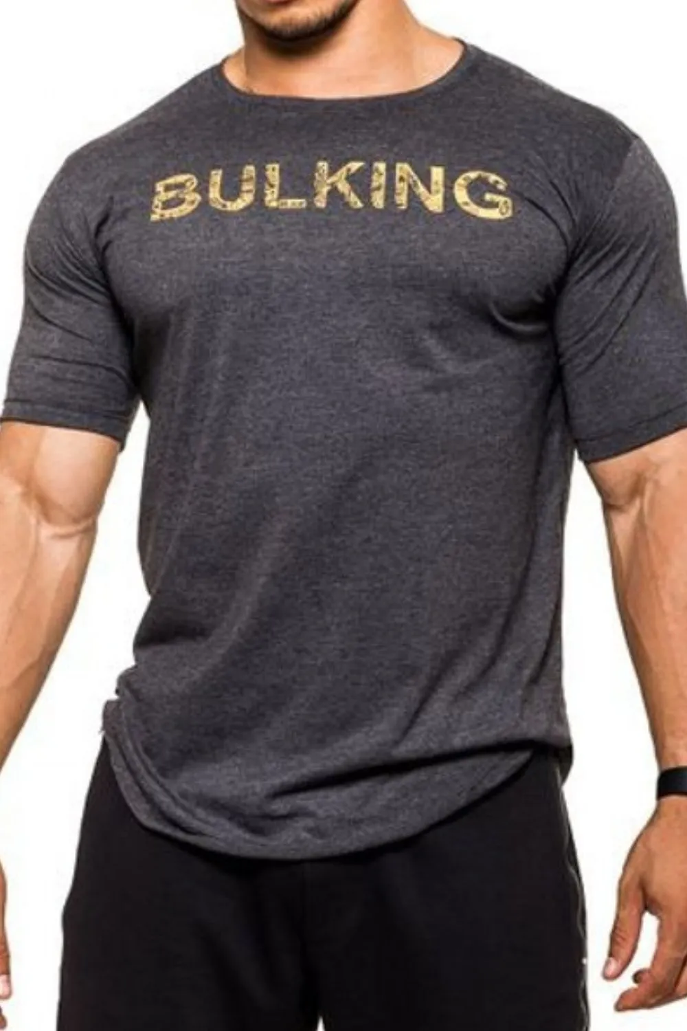 Men's Plus Size Round Neck Short Sleeve T-Shirt, image 3
