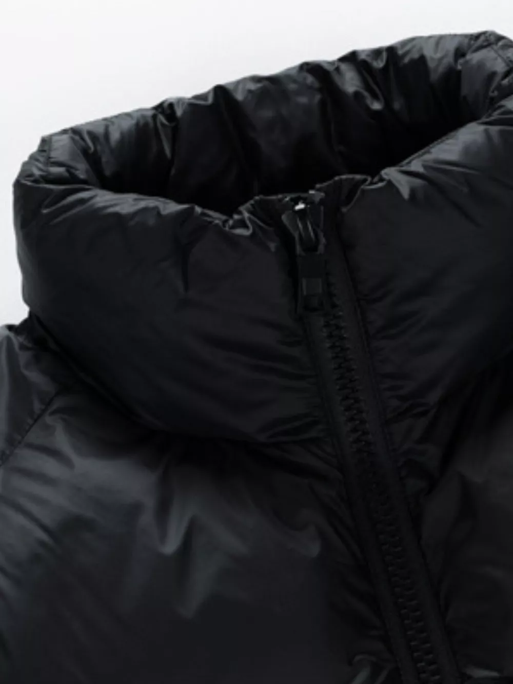 Men's Full Size Stand Collar Quilted Puffer Jacket with Drawstring Hem Plus Size, image 3
