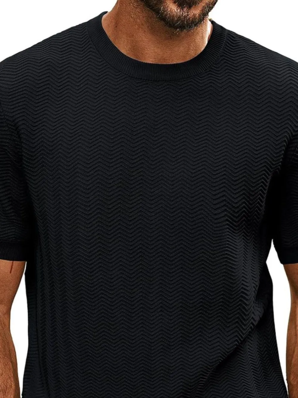 Men's Full Size Round Neck Short Sleeve T-Shirt Plus Size, image 6