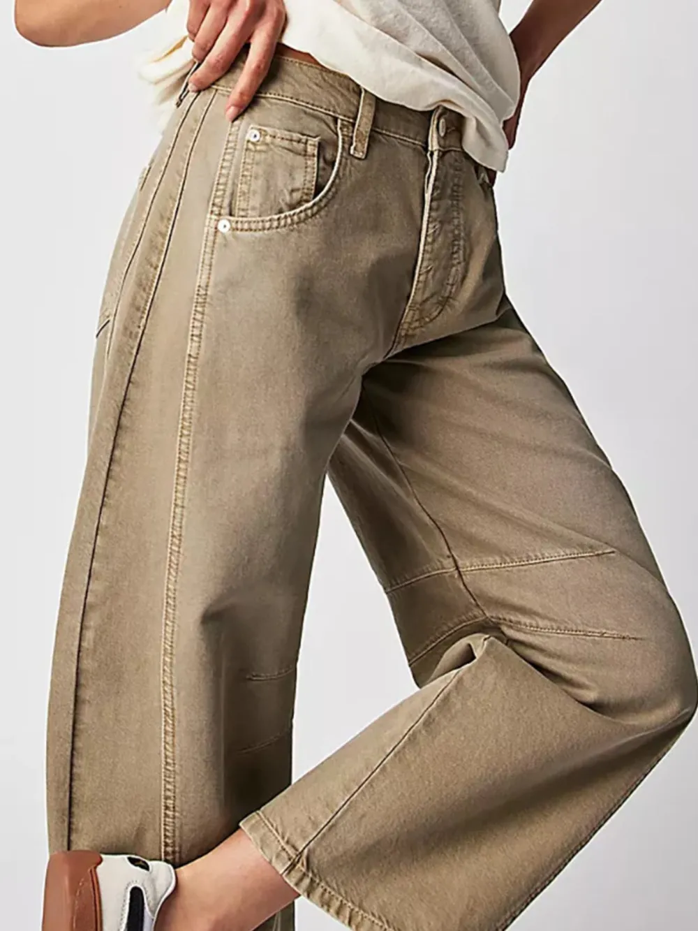 Wide Leg Relaxed Fit Jeans, image 4