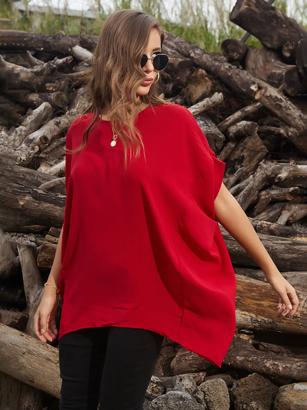 Round Neck Short Sleeve T-Shirt, image 12