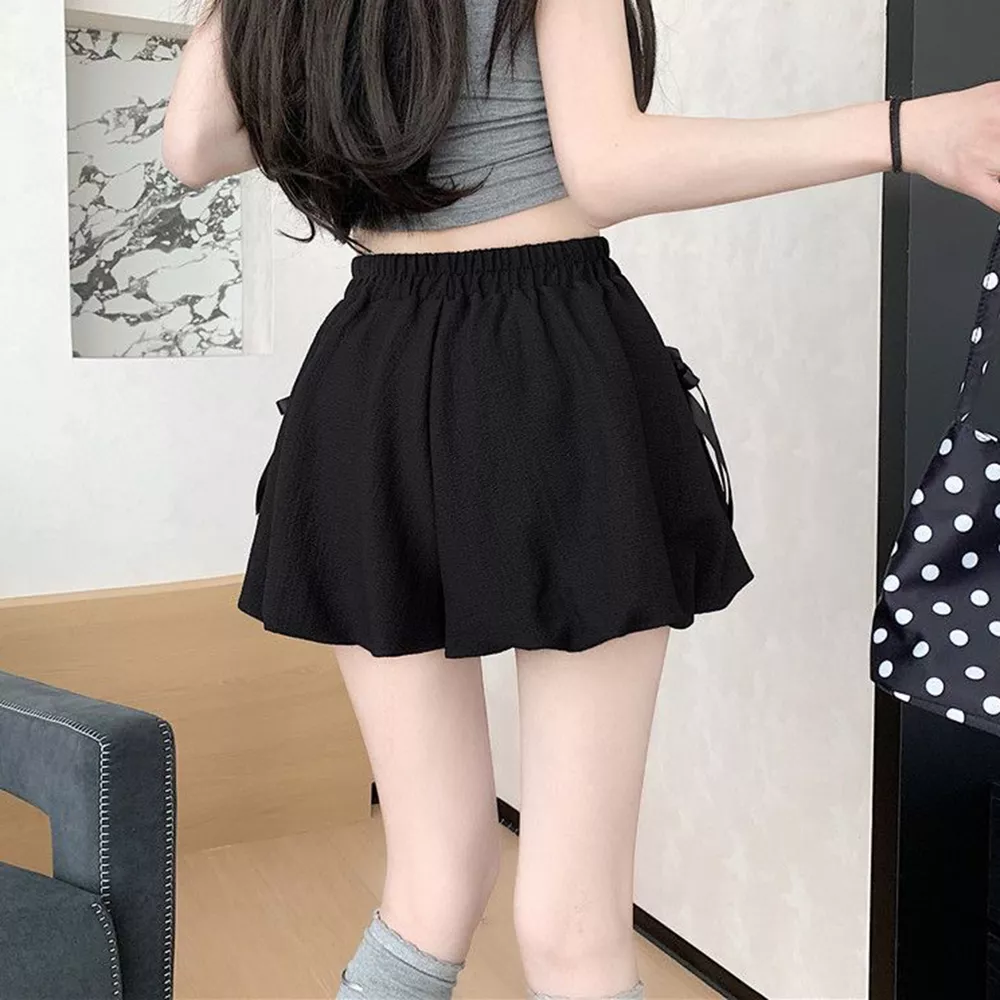 Bowknot High Waist Bubble Skirt, image 8