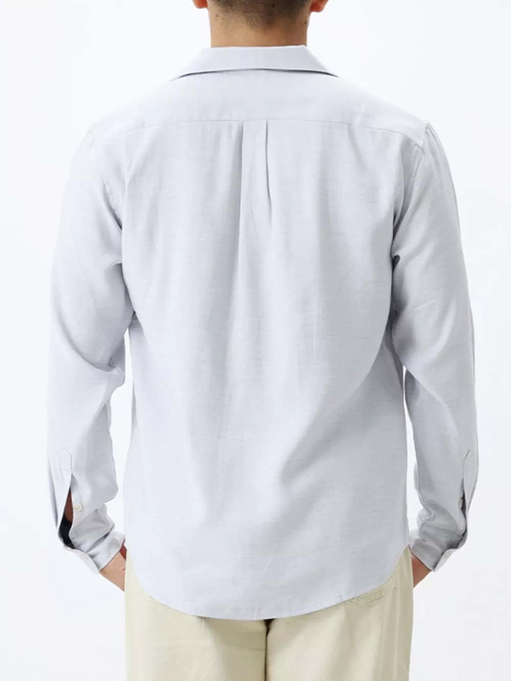 Men's Plus Size Button Up Long Sleeve Shirt, image 4