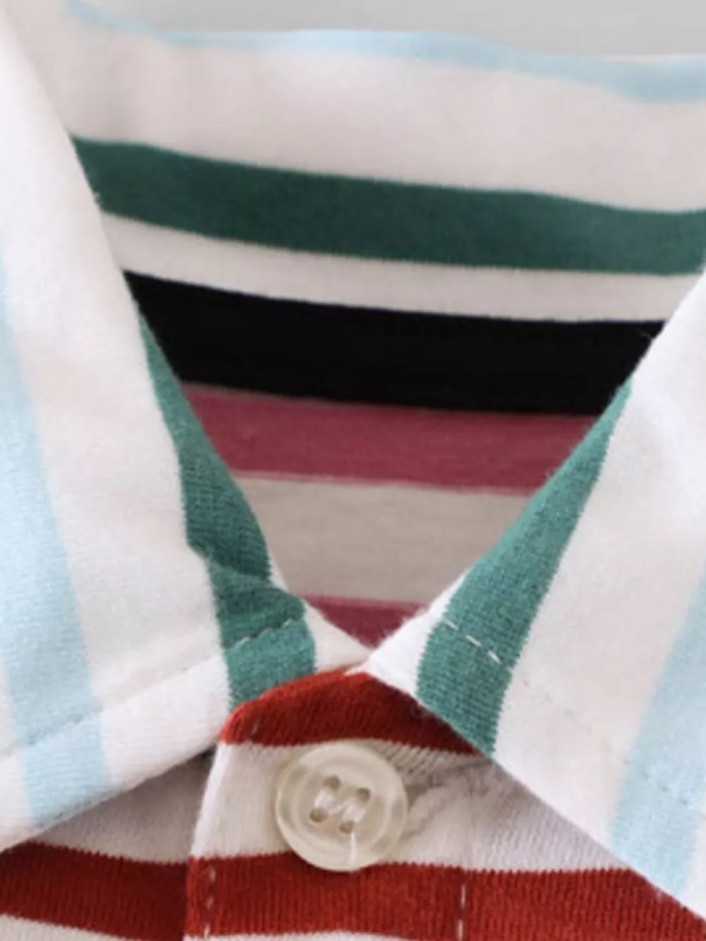 Children's Striped Polo and Shorts Set, image 2
