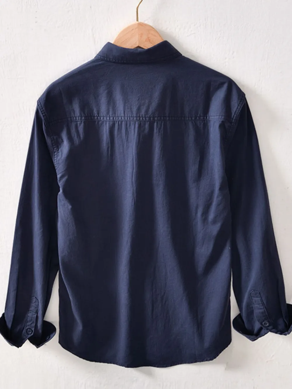 Men's Button Up Long Sleeve Shirt, image 3