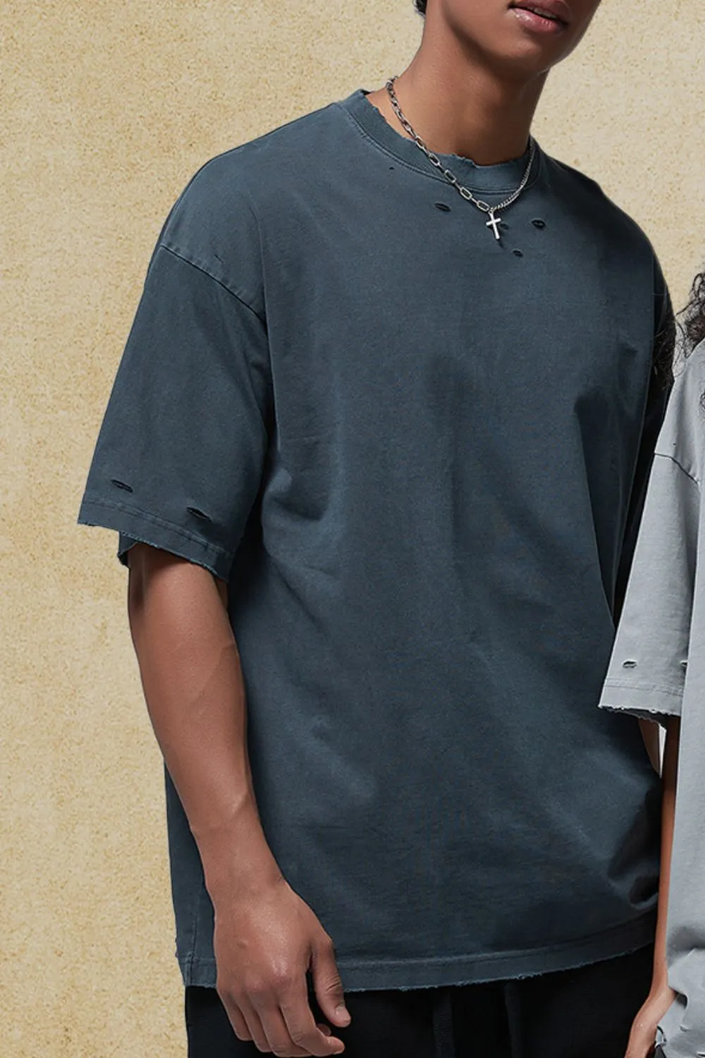 Men's Round Neck Half Sleeve T-Shirt, image 2