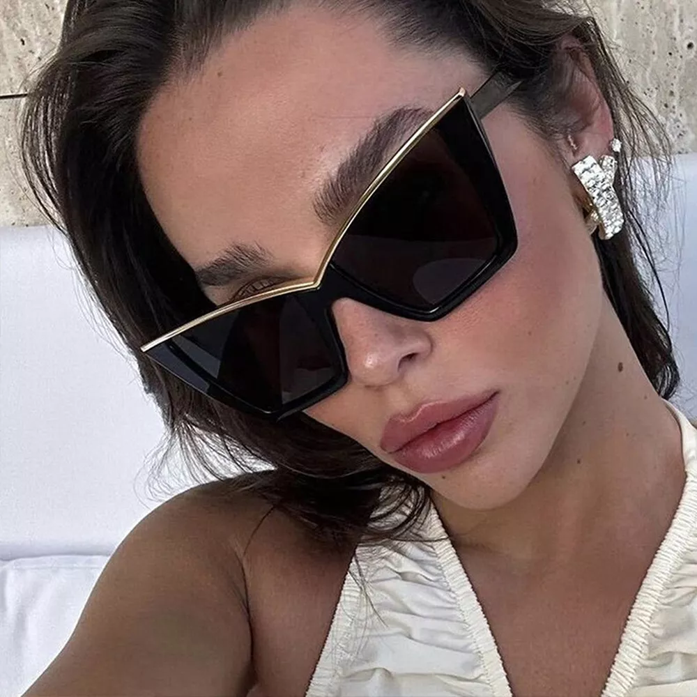Oversized Cat-Eye Sunglasses
