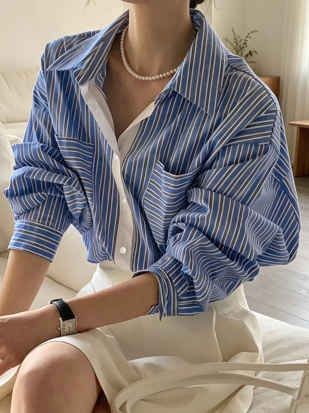 Striped Button-Down Shirt, image 5