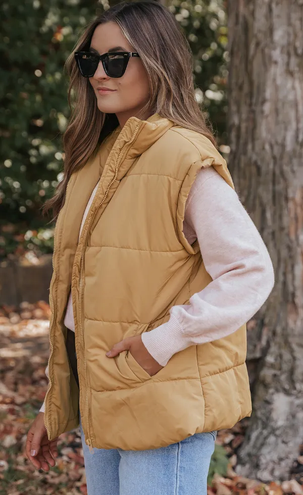 Zip Up Vest Coat with Pockets, image 10