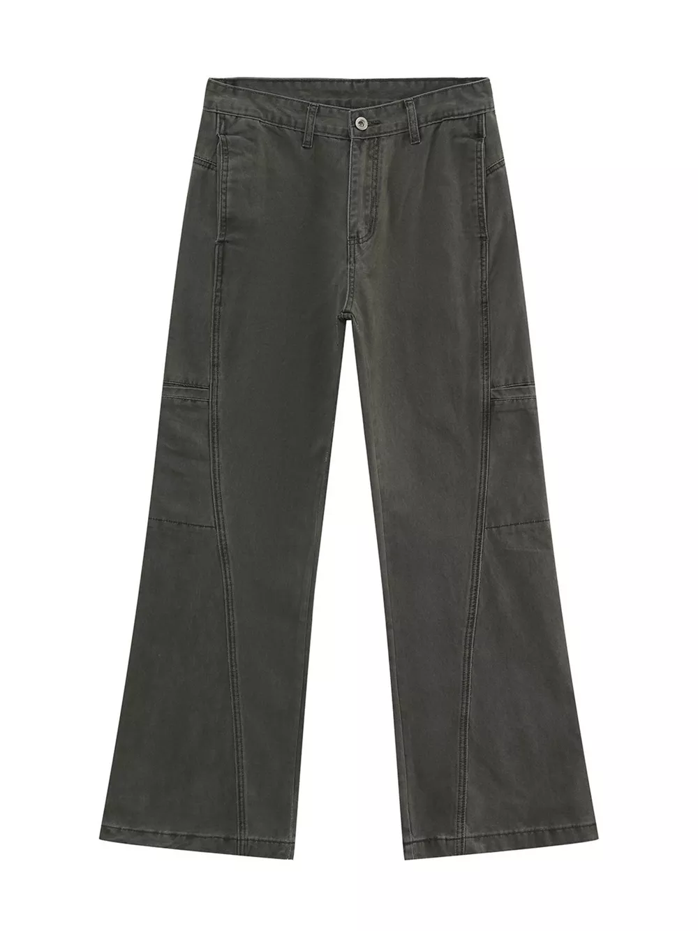 Men's Vintage Washed Loose Fit Straight-Leg Pants, image 6