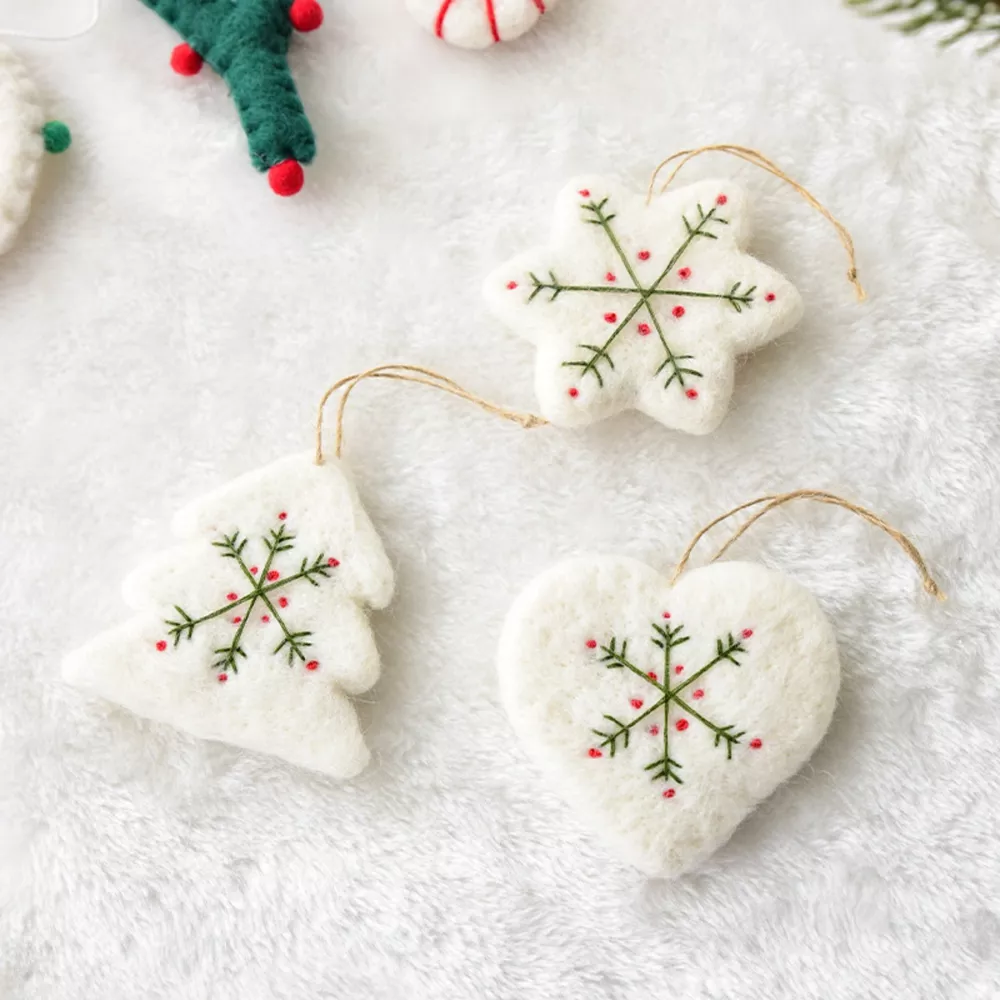 Christmas Felt Snowflake Ornament